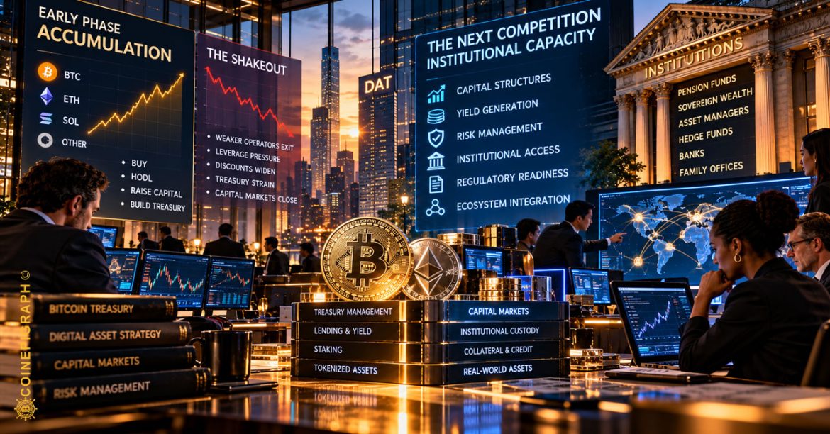 Digital asset treasury institutions transforming Bitcoin and Ethereum reserves into institutional capital, financing structures and financial infrastructure.